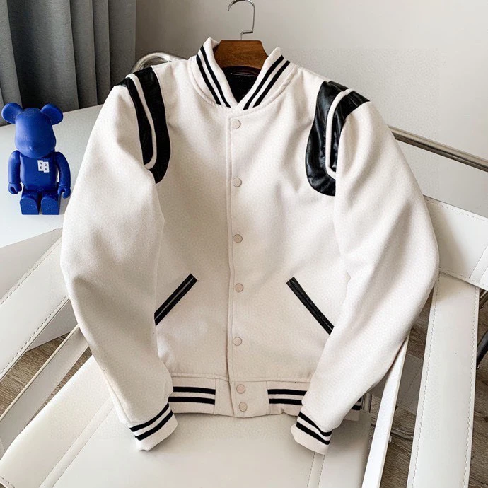 

Stylish Striped Single-Breasted Baseball Uniforms For Men and Women Preppy Clothing High Quality Jackets