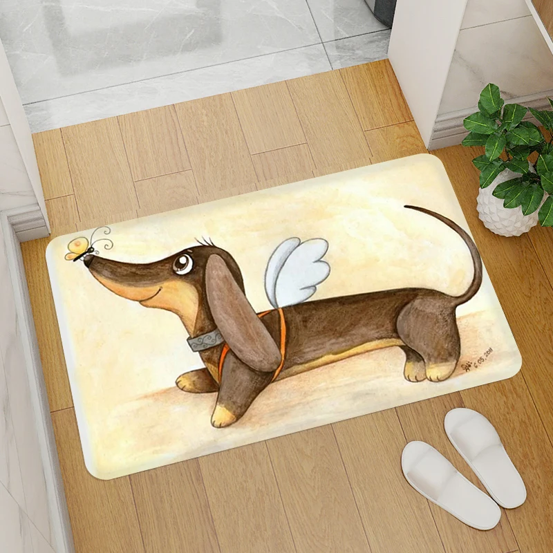 

Kitchen Carpet Sausages Dog Doormat Entrance Door Bathroom Mat Carpets Cute Rug Rugs Home Room Mats Bath Foot Prayer Floor House