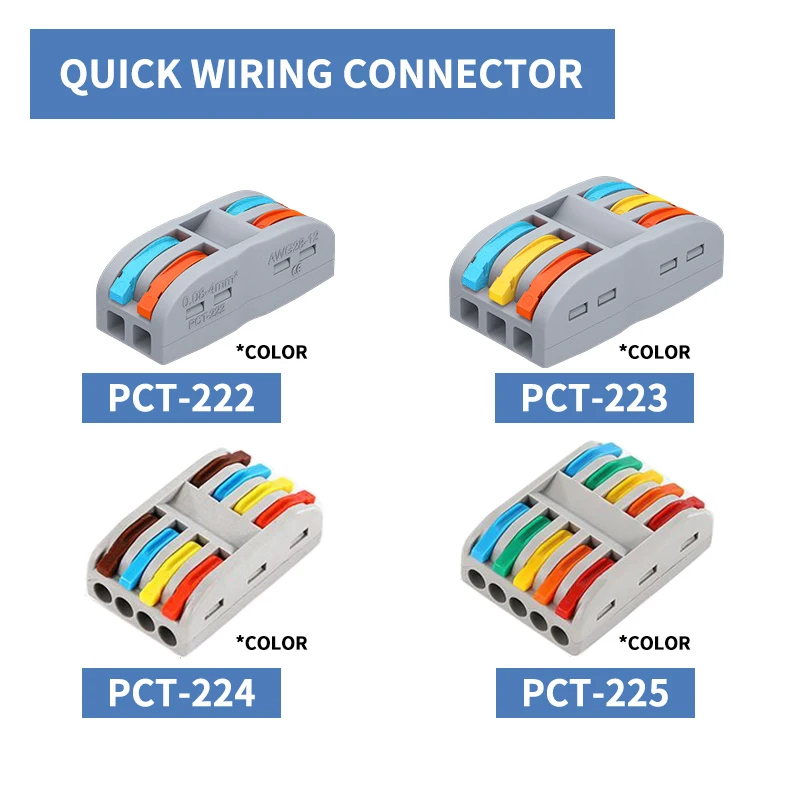 

SPL-2/3/4/5 Pin Quick Wiring Terminal Connector, Quick Connector, Wire Connector, Parallel Branching, Divine Tool Docking Buckle
