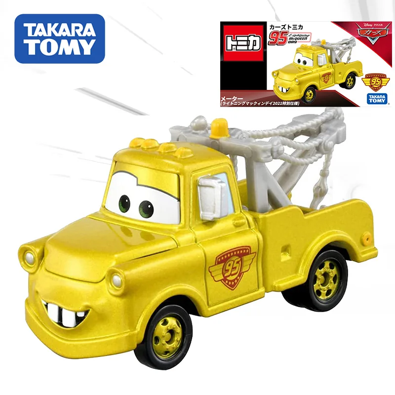 

TAKARA TOMY Anime Simulated Alloy Car Children Toy Action Figure Lightning McQueen Transport Vehicle Model Kids Christmas Gifts