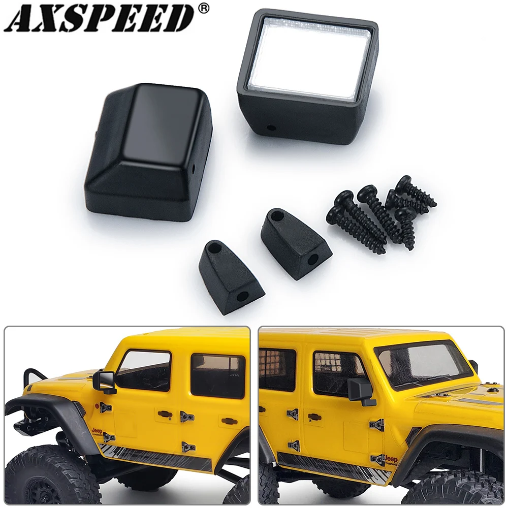 Автомобильное зеркало заднего вида AXSPEED металлическое для Axial SCX24 AXI00002 AXI00005 1/24