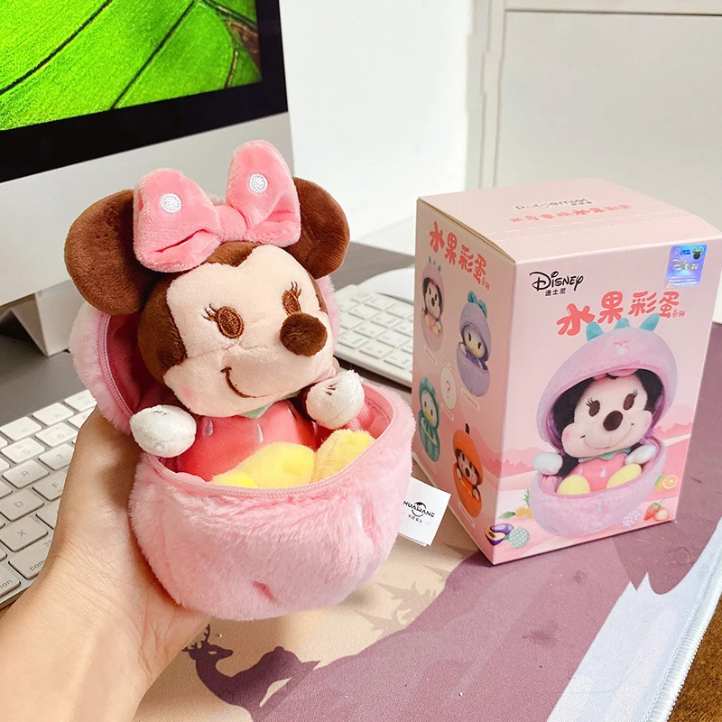 

Микки Маус Минни фрукты яйцо искусственная кукла Дональд Дак Маргаритка плюшевый брелок сумка кулон Kawaii мягкие набивные животные подарки
