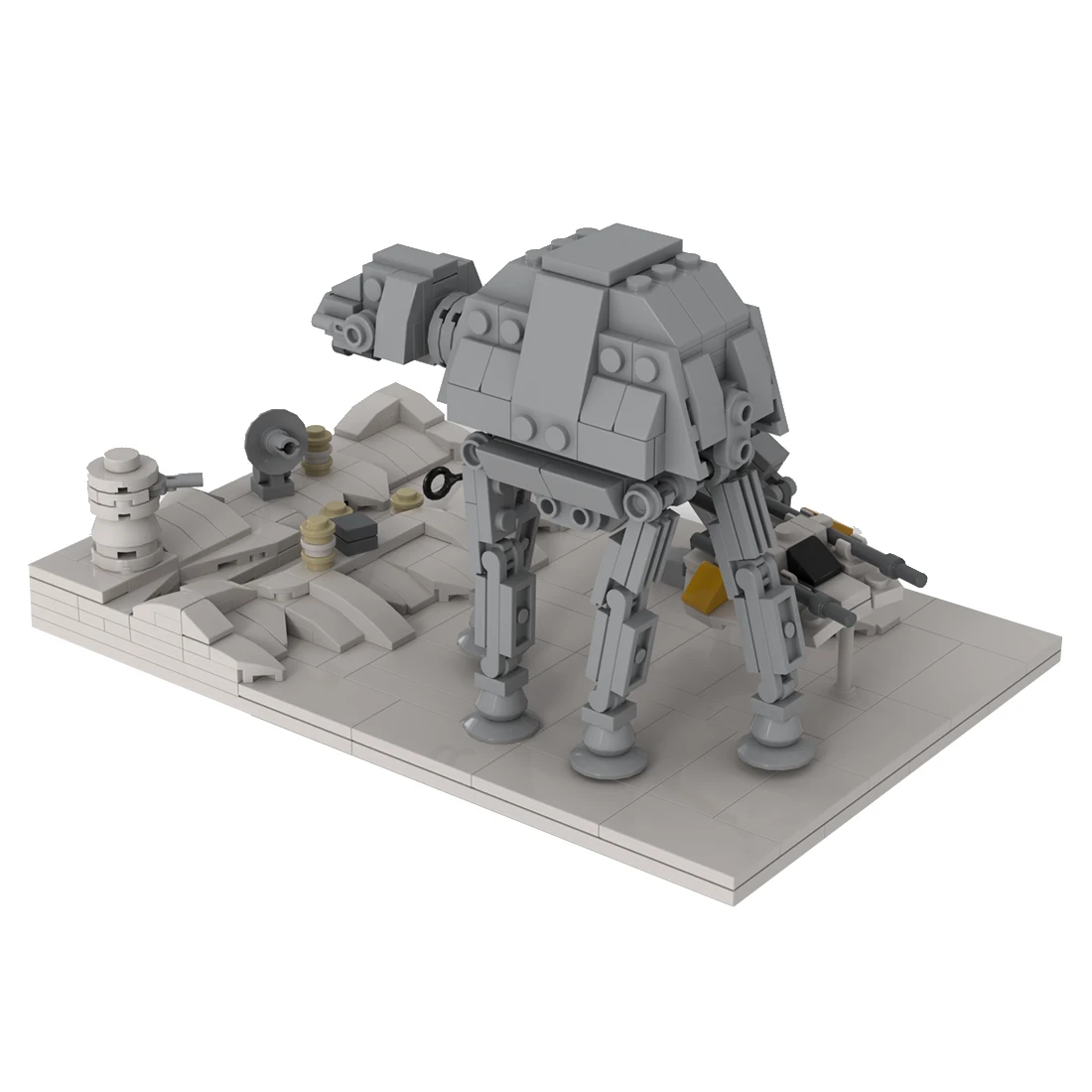 

MOC-52197 451 шт. высоко восстановленные космические войны, научная фантастика, Вселенная, боевые сцены, кирпичи MOC, игрушечный набор, разработанн...