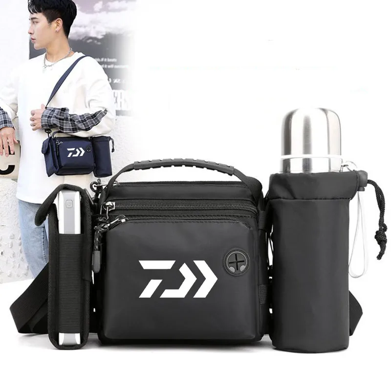 

Многофункциональная поясная сумка Daiwa для спорта на открытом воздухе, мужские тактические нагрудные сумки для бега, повседневные дорожные ...