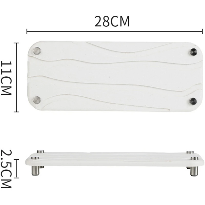 Быстросохнущий камень для раковины в ванную комнату поднос из диатомит