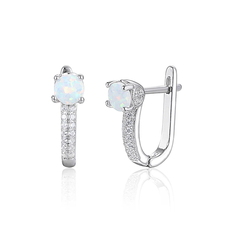 MYOP 2023 ювелирные изделия 925 серебро опал серьги текстура интересный дизайн