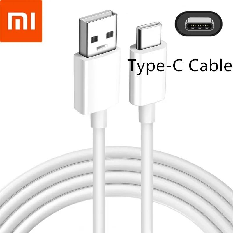 18W Fast Charger Xiaomi EU Adapter Original QC 3.0 Quick Charge Genuine Usb Type C Cable For Redmi Note 7 8 Pro 9s 10 POCO M3 MI