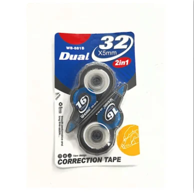 

20 м простая и прозрачная Корректирующая лента большой емкости, портативная Корректирующая лента, школьные и офисные канцелярские принадле...