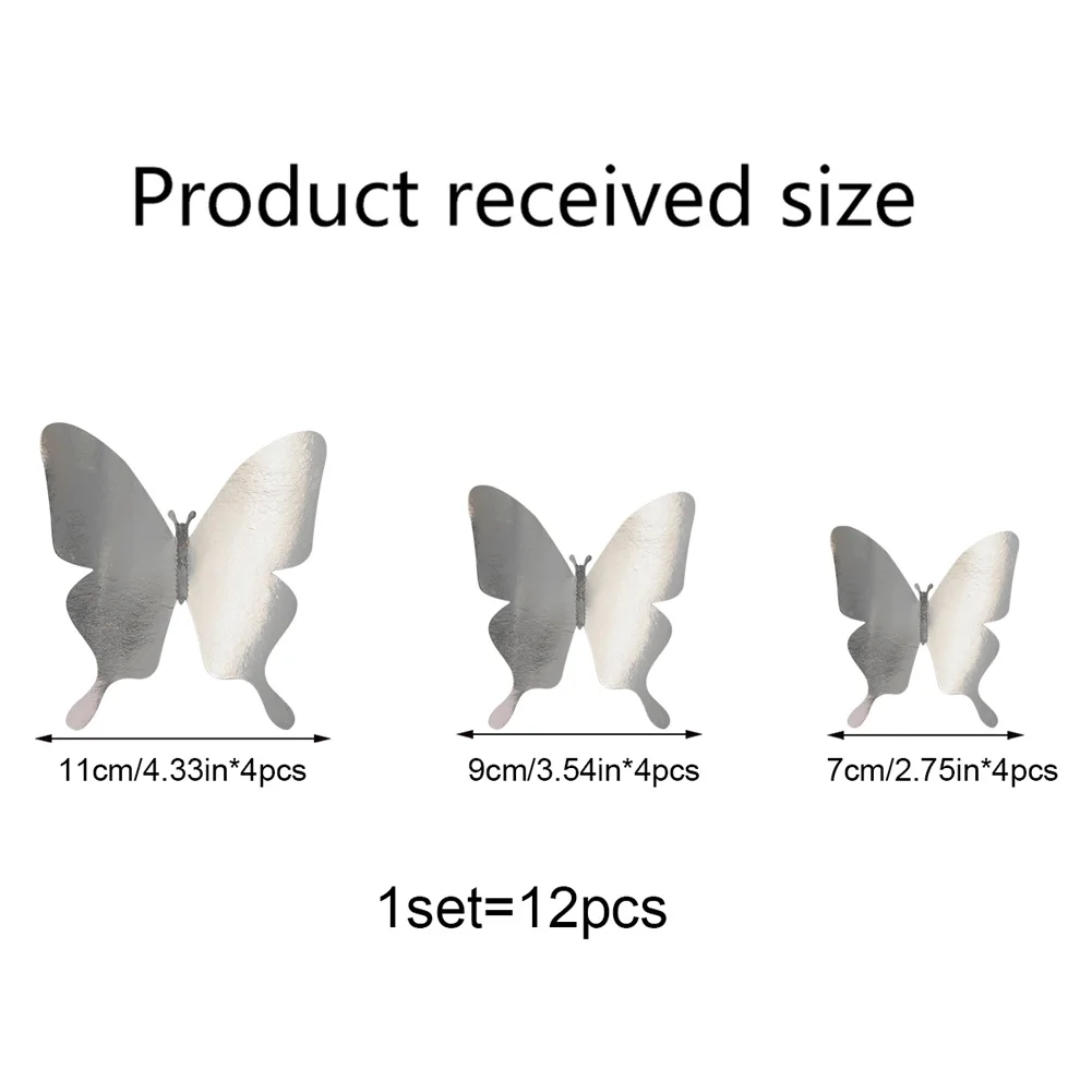 

Настенные наклейки бабочки Голд Сильвер HonC