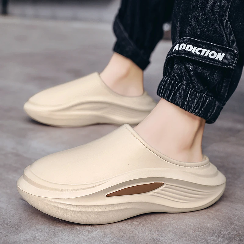 Зимние мужские тапочки домашняя хлопковая обувь модная универсальная