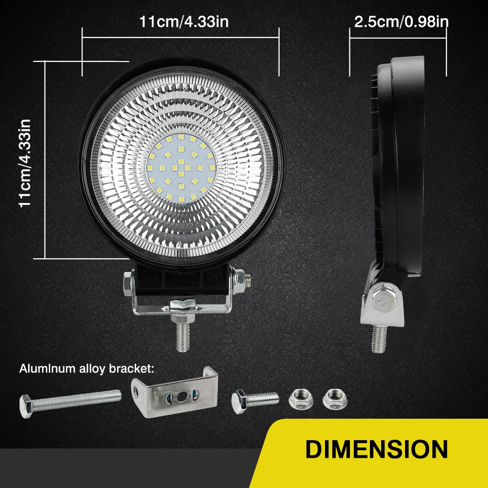 Лампа фара головного света для внедорожников мотоциклов грузовиков лодок 72 Вт