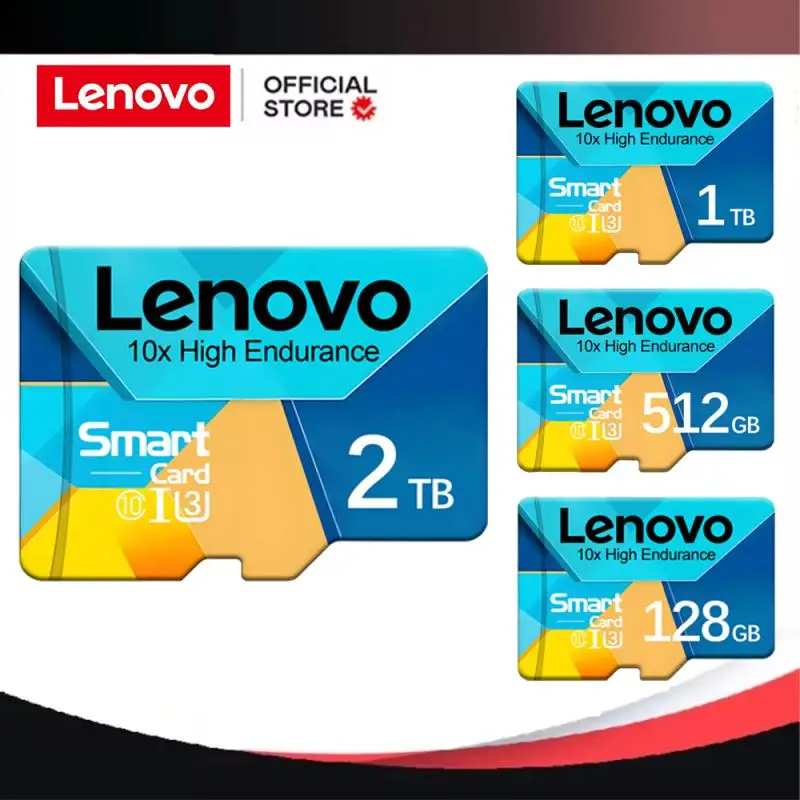 Lenovo Micro TF SD карта памяти 128 ГБ 256 512