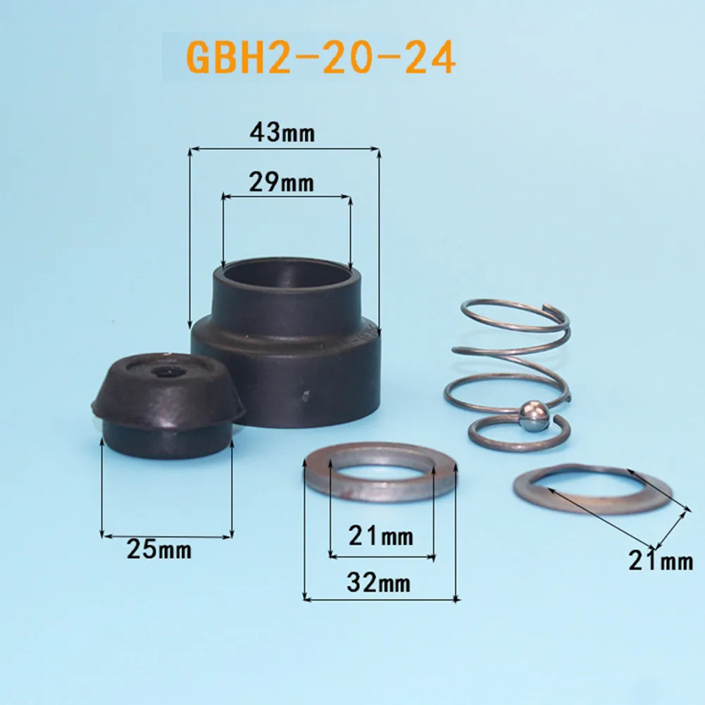 

For Bosch GBH2-20/2-24/2-26 Drill Chuck Cover Impact Drill Collet 1pc Black Chuck Nose Bit Metal SDS Spare Parts