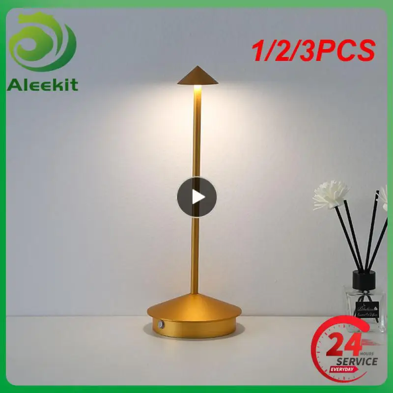 

1/2/3PCS Rechargeable Table Lamp Creative Dining Touch Led Hotel Bar Coffee Pina Table Lamp Lampada Da Tavolo Decorative