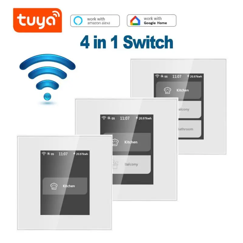 

Умный светильник ель света Tuya 4 в 1 с Wi-Fi и ЖК-дисплеем
