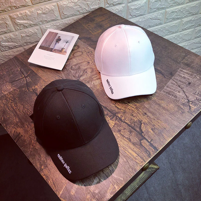 

Бейсболка с вышивкой и надписью в Корейском стиле для мужчин и женщин, Мужская Уличная одежда, головной убор