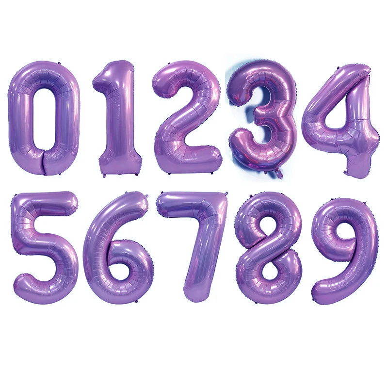 

Фольгированные шары JIMMYTU 40 дюймов, цифра, розовый золото, серебристый