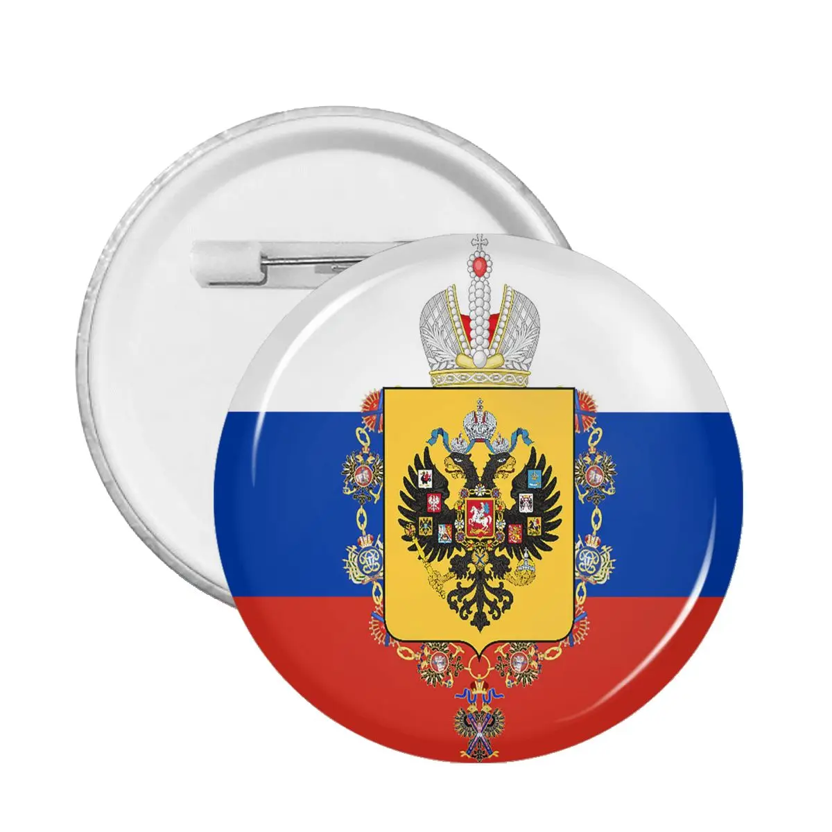 

Значок на воротник с флагом Российской империи 59 мм, забавные значки, заколки, брошь для одежды, ювелирные аксессуары, подарок