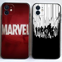 marvel spiderman phone cases for iphone 11 12 pro max 6s 7 8 plus xs max 12 13 mini x xr se 2020 carcasa soft tpu funda