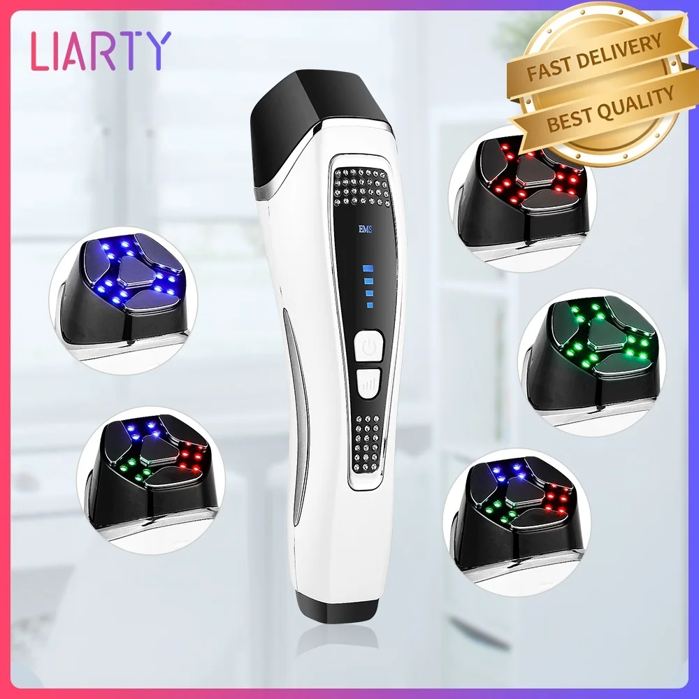 

EMS Microcurrent Pulse Beauty Device EMS Face Lifting Beauty Machine Pulse Therapy LED Photon Skin Rejuvenation Wrinkle Removal