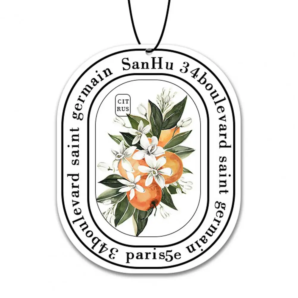 Автомобильный ароматизатор экологически чистый цветочный принт автомобильный