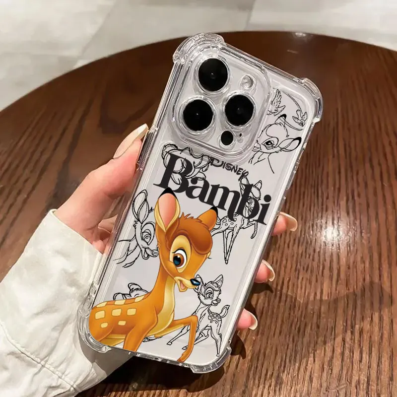 Фото Прозрачный чехол для телефона с рисунком BambiS ThumperS Anti Fall для Xiaomi Redmi Note 15 14 13 12 11 10 9 8 Pro Plus 4G 5G №5