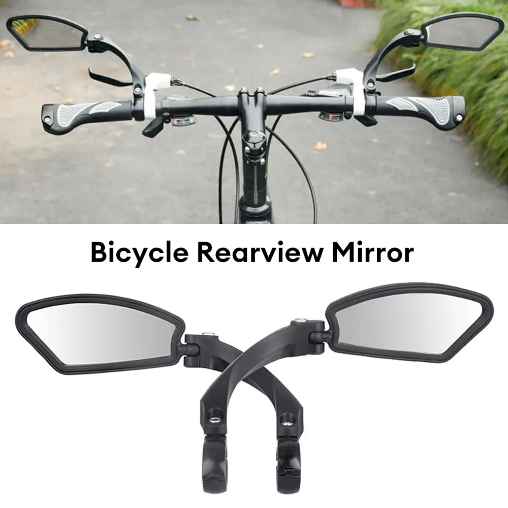 

Велосипедное Зеркало заднего вида, Регулируемый поворотный широкоугольный велосипедный руль, зеркало заднего вида, дорожные велосипедные аксессуары с антибликовым покрытием