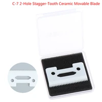 2 hole staggered ceramic moving blade cordless scissors replaceable blade shaving and depilation products