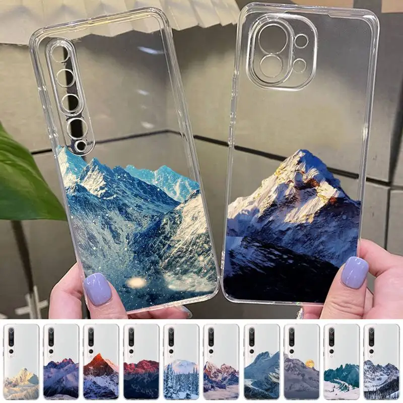 

FHNBLJ Sunset Cloud Mountain Phone Case for Samsung S20 ULTRA S30 for Redmi 8 for Xiaomi Note10 for Huawei Y6 Y5 cover