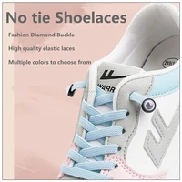 cute eye lock shoelaces without ties elastic laces sneakers kids adult no tie shoe laces flat shoelace rubber bands for shoes