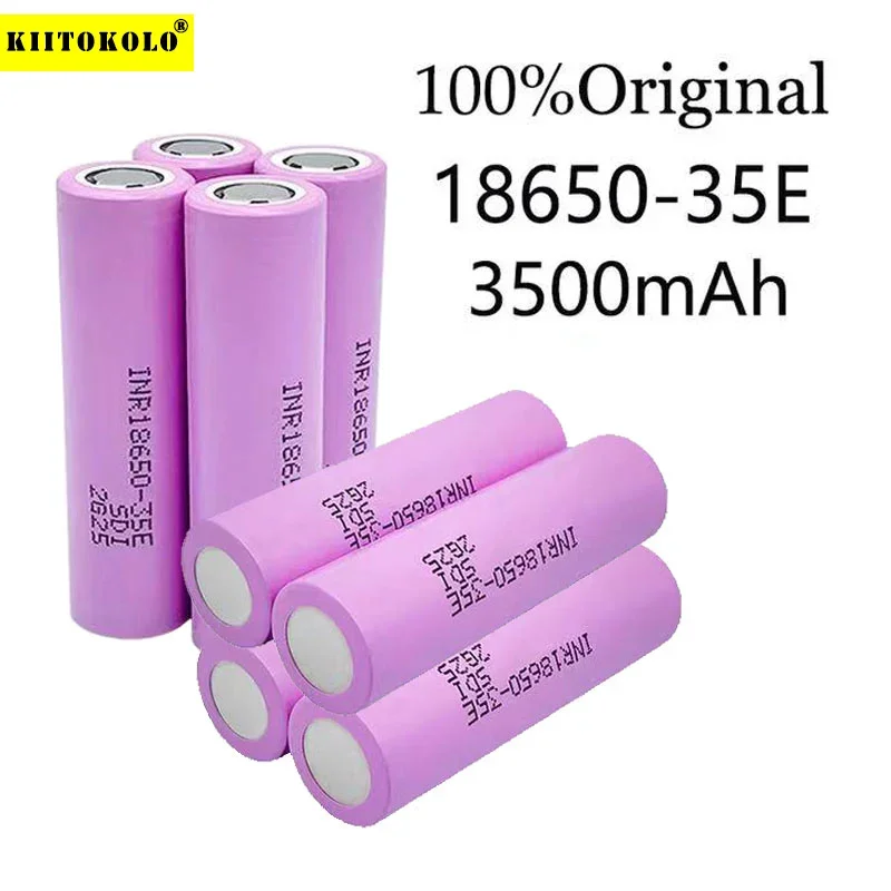 

New 100% Original 35E 18650 Batterie 18650 35E 3500mAh 3.7V Lithium - Ion De Haute Puissance Origine Outil Electrique 35E INR