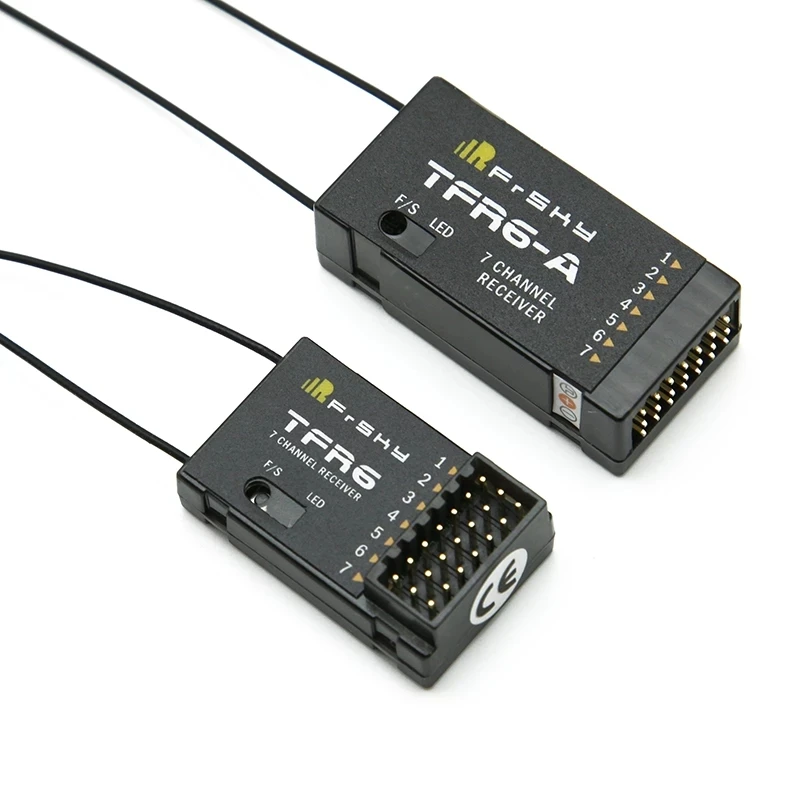 

FrSky TFR6 TFR6A TFR6-A 2.4Ghz 7 Channel 7CH Receiver Futaba FASST Compatible for Feiying Fr Sky Original