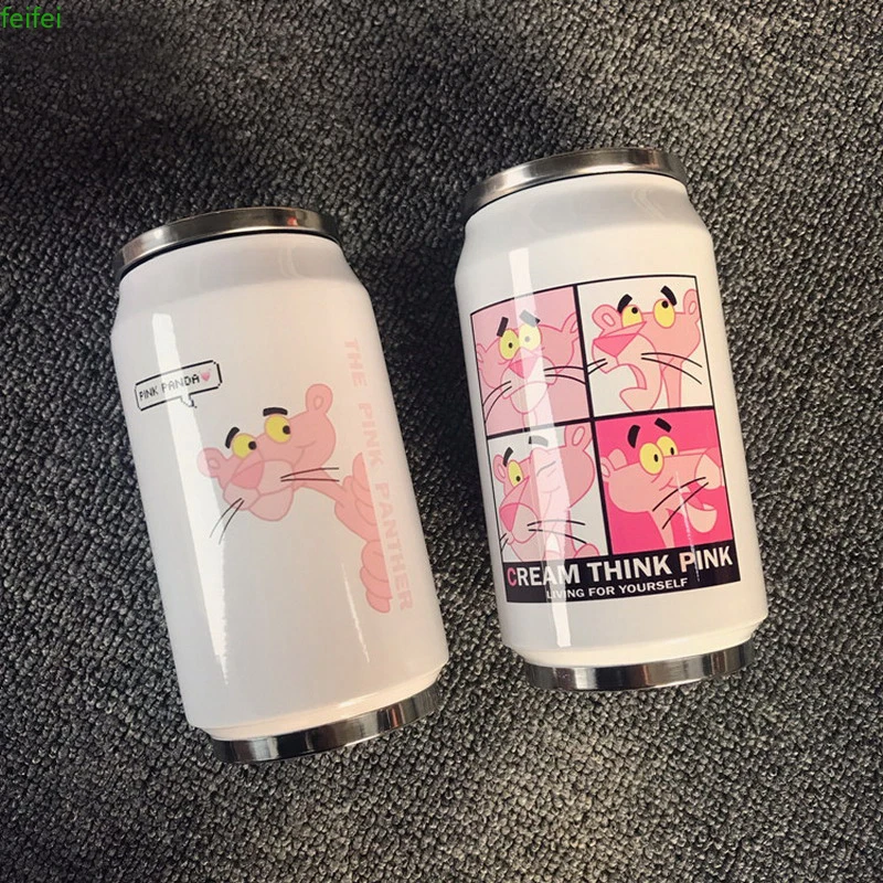 

INS модные креативные банки, бутылка для воды для девочек, портативный термос из нержавеющей стали, бутылка, милая мультяшная Изолированная ч...