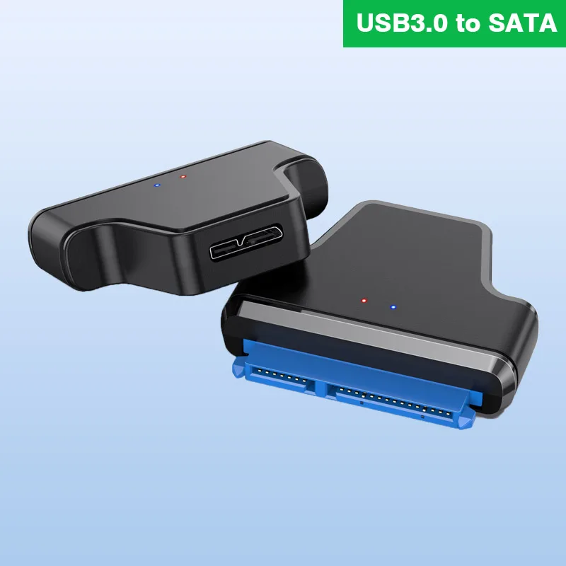 

SATA To USB Adapter USB 3.0 Micro B Cable External Hard Drive Serial SATA 22pin Converter Hard Disk W/ UASP for 2.5" HDD/SSD