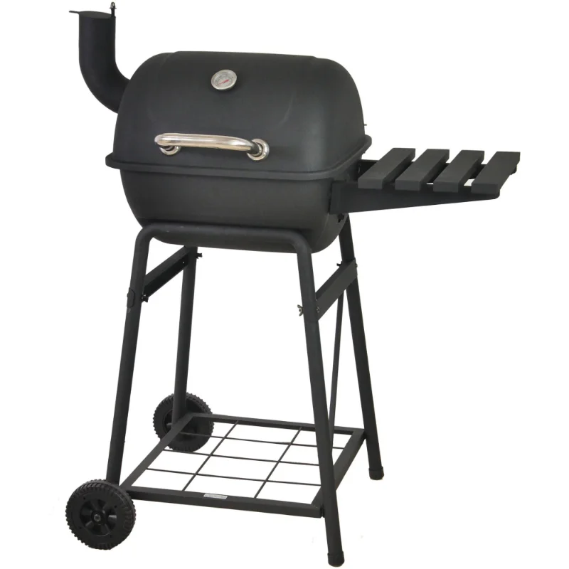 

RevoAce 26" Mini Barrel Charcoal Grill with Side Shelf