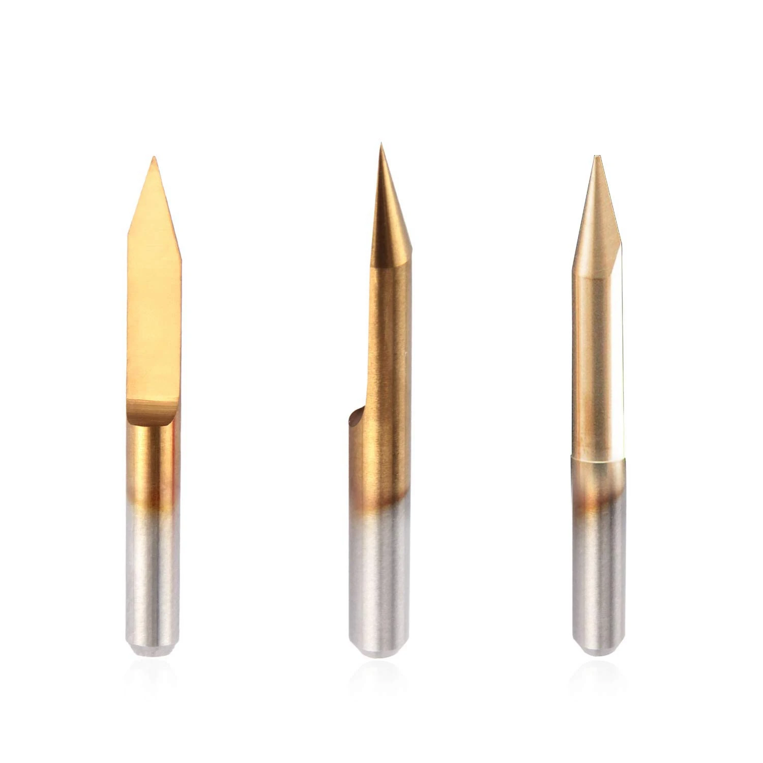 10 шт. 30 градусов 0 1 мм наконечник с титановым покрытием твердосплавные фрезы для