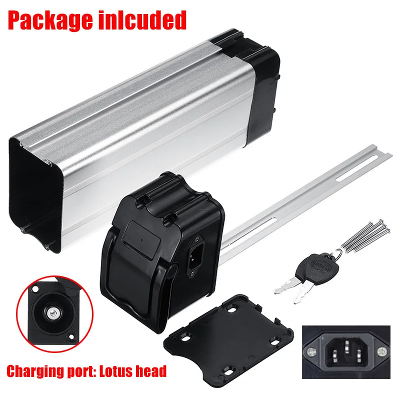 

1 Set Plastic Battery Box For Electric Bike 36V/48V Large Capacity 18650 Holder Case High Qaulity 390*110*76mm E-bike Aprts