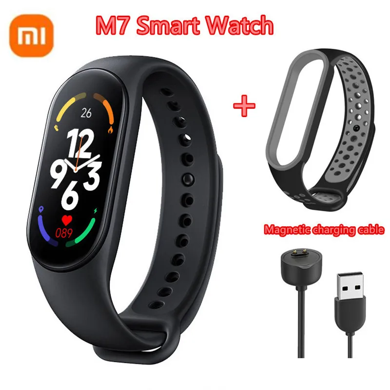 

Xiaomi M7 Smart Watch Women Men Child Fashion Sports Smart Bracelet Update Live Wallpaper Heart Rate Pedometer Gift Smartwatch
