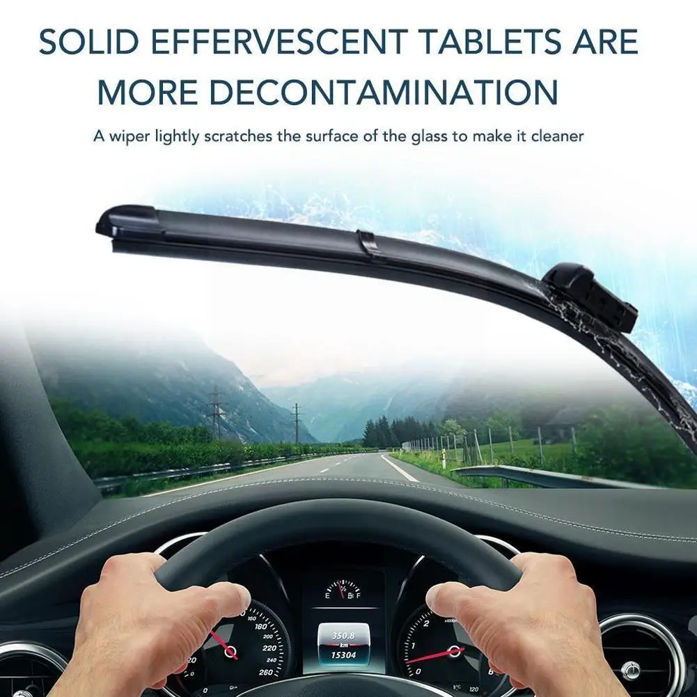 

10pcs Car Windshield Cleaning Effervescent Tablets Home Ultra-clear Glass Cleaner Toilet Concentrate Wiper Detergent Cleani I8a1