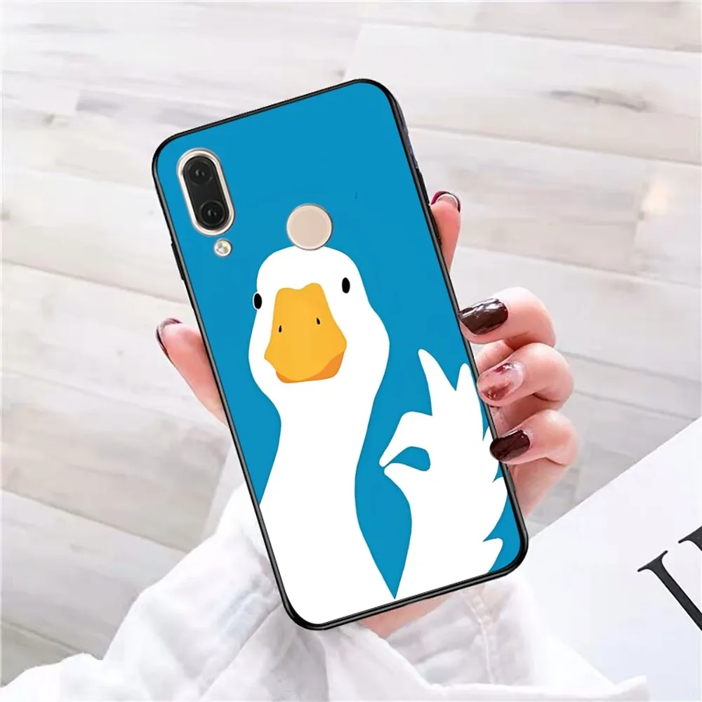 Goose Duck Cute Phone Case For Redmi 5 6 7 8 9 10 Plus Pro 6 7 8 9 A GO K20 K30 K40 Pro Plus F3 Fundas