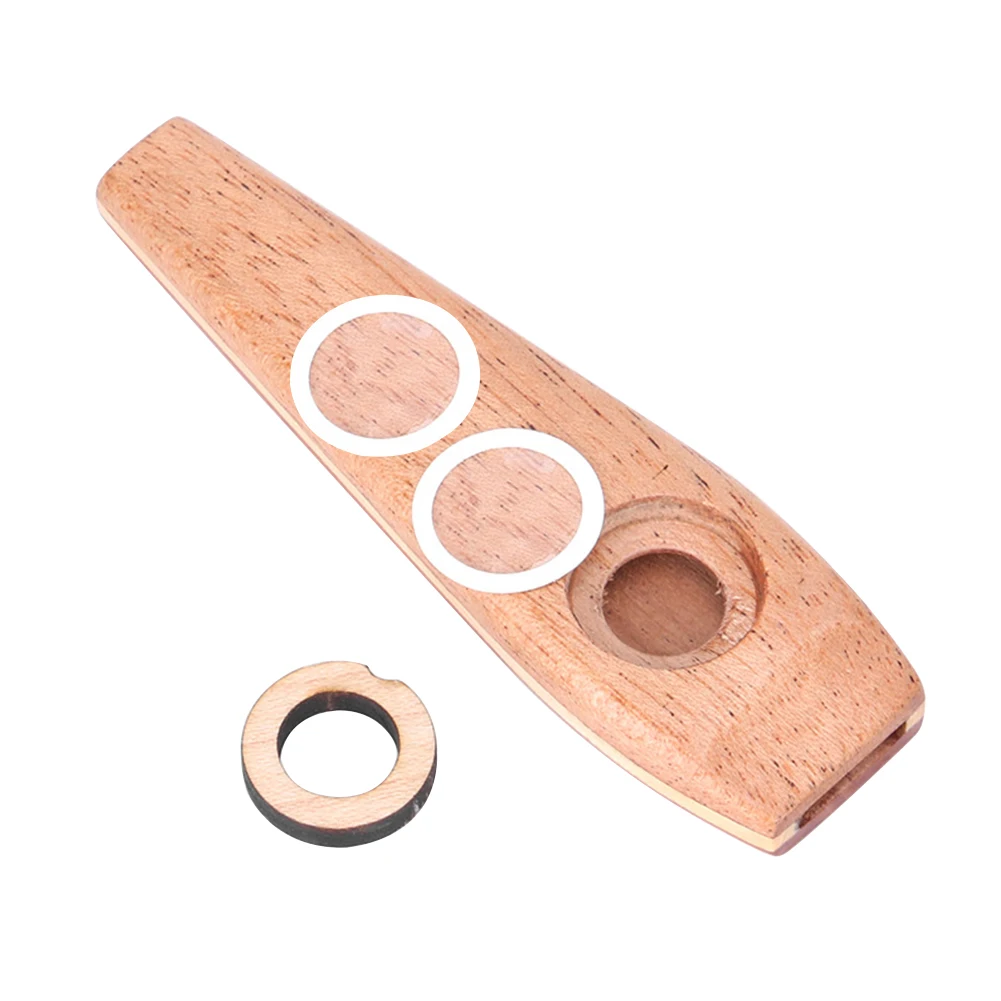 

Professional Diaphragm Mouth Lightweight Funny Gift Musical Instrument Mini Kids Party Ukulele Guitar Partner Wooden Kazoo