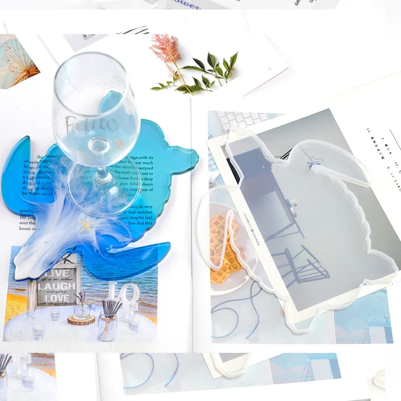 

Новинка, форма для черепахи, морская жизнь, подставка под горку, металлическая пластина, круглая поднос, Силиконовые формы ручной работы, по...