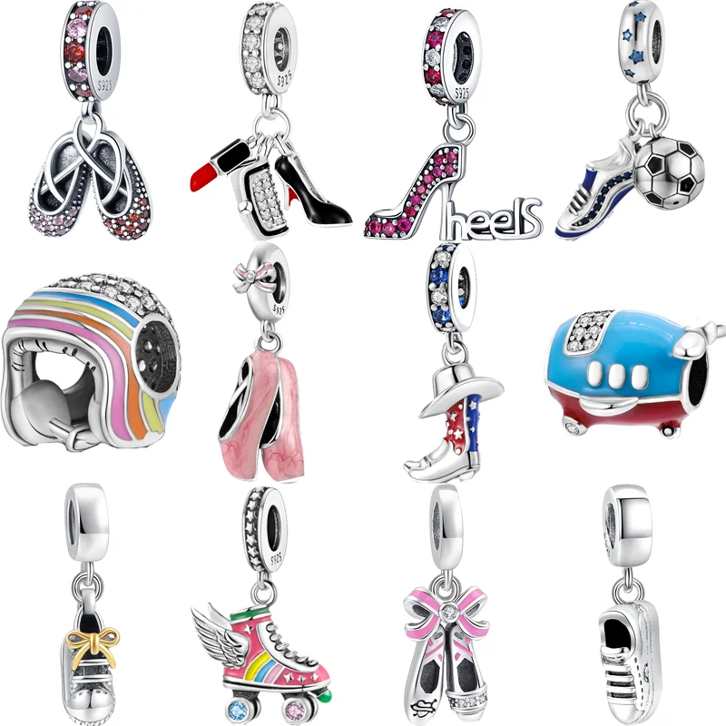 Браслет с шармами Pandora на высоком каблуке