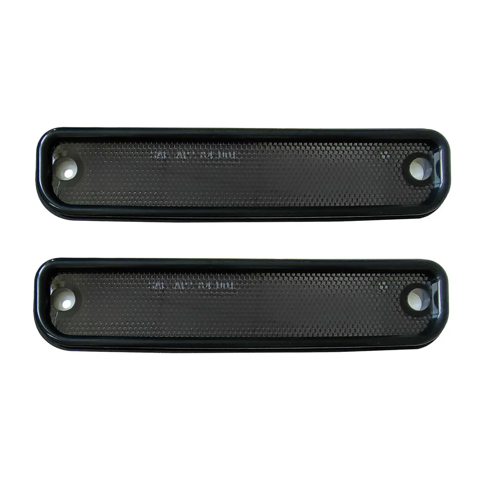 

2pcs Car Lights Smoke Side Marker Light W/Trim 73-80 For GMC For Chevy Pickup Blazer External Front Side Marker Light Housings