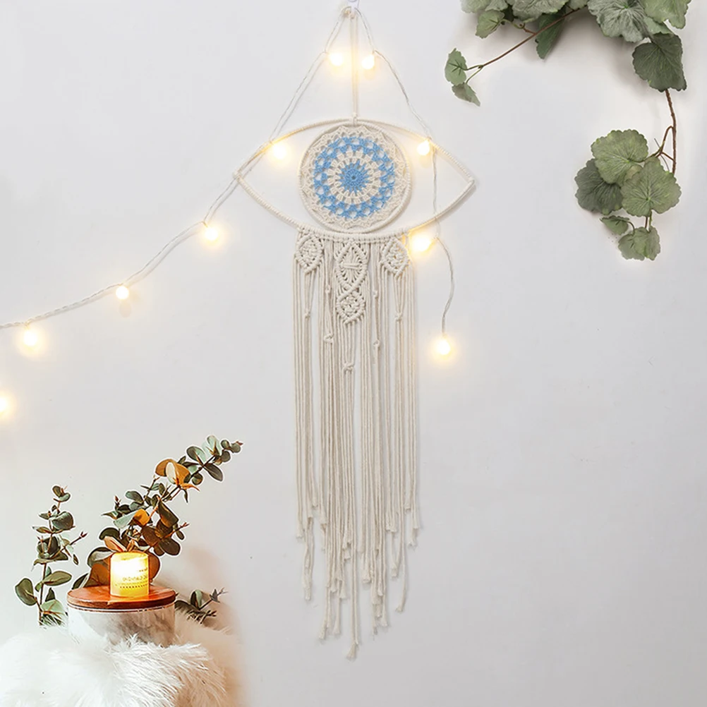 

Dream Catcher Wall Hanging Devil Eye Boho Handmade Dream Catcher Home Decorations Gift Ornaments For Children and Friends
