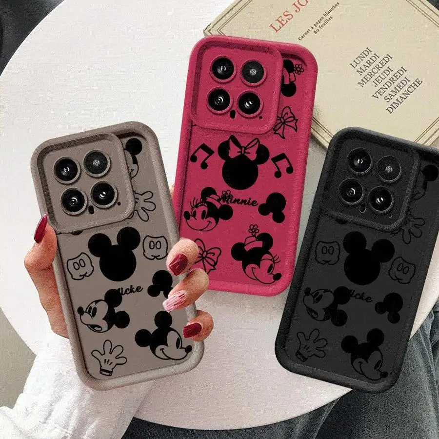 Disney Mickey Minnie Mouse Phone Case for Xiaomi Redmi 12 12C 13C 5G 13 4G A1 A2 A3 Pro 9A 9C 9T 10 10C 10A Silicone Soft Cover