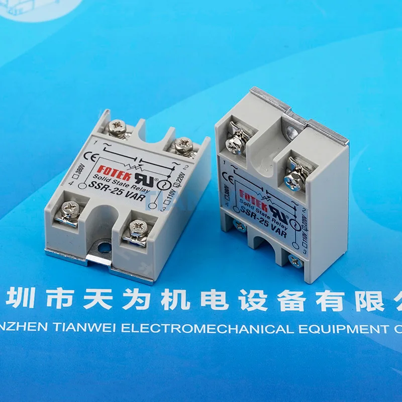 Фото SSR-25VA-R Новое оригинальное тайваньское однофазное твердотельное реле FOTEK Yangming, ток 25А №2