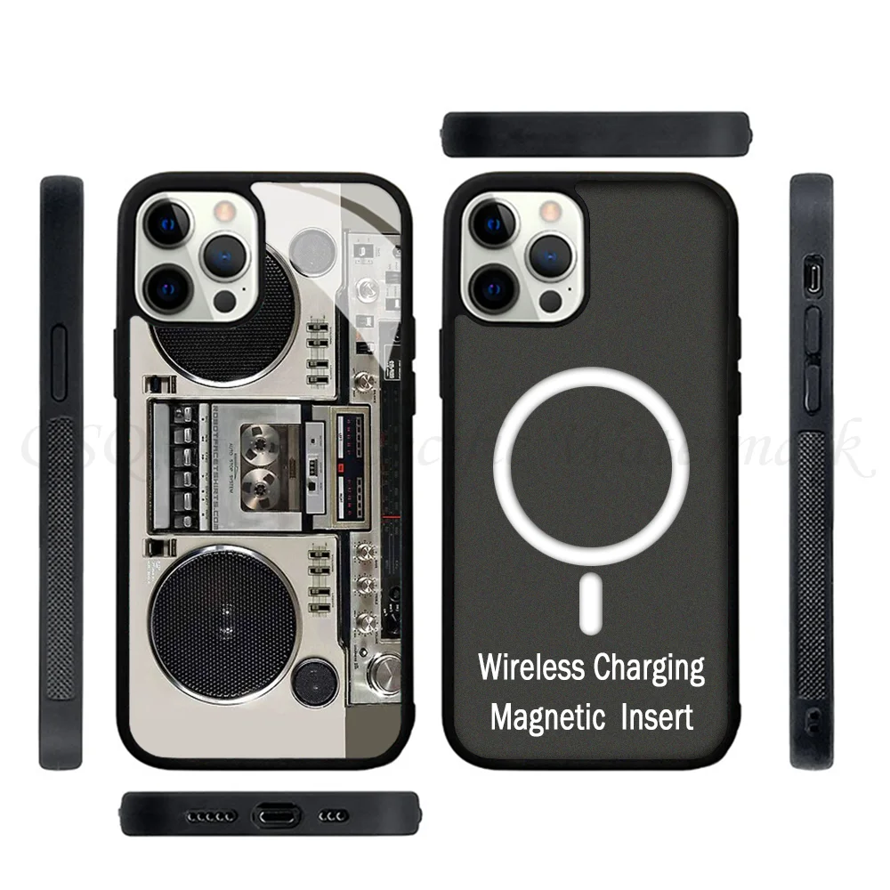 1 шт. винтажный Магнитный чехол для IPhone 15 14 13 Pro Max 11 12 Mini Alex