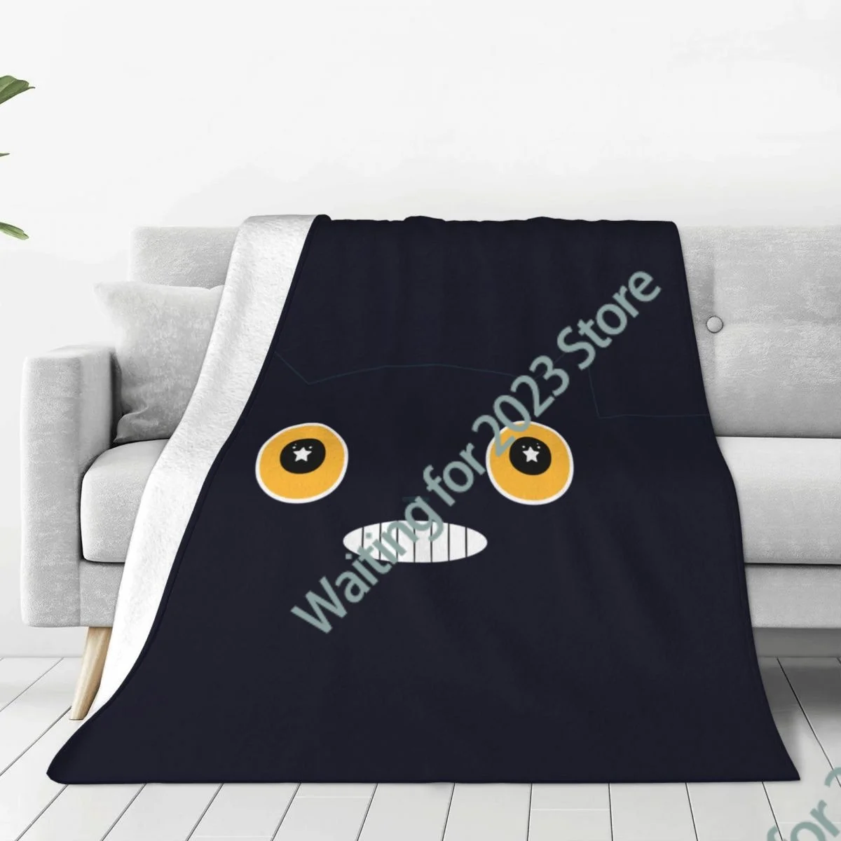 

Fun Art Dark Night Big Eyes - 3d Sofa Bed Blanket Super Soft Warm Throw Blanket Adult Blanket Fashion Quilt Home Kids Bedding