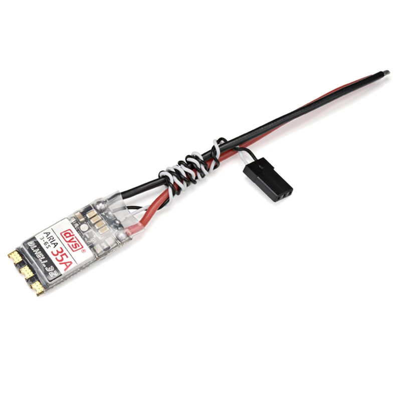

1-4 шт. DYS Aria blheli _ 32 бит 35 А blheli _ 32 бит бесщеточный ESC 3-6S Dshot1200 Датчик тока для РУ дрона FPV гоночного